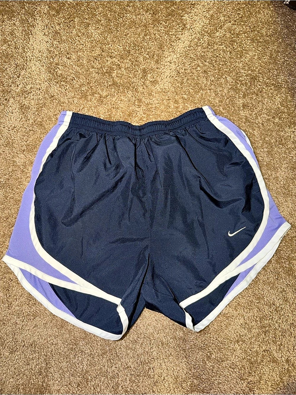 Nike Running Shorts Color Block in Blue & Purple